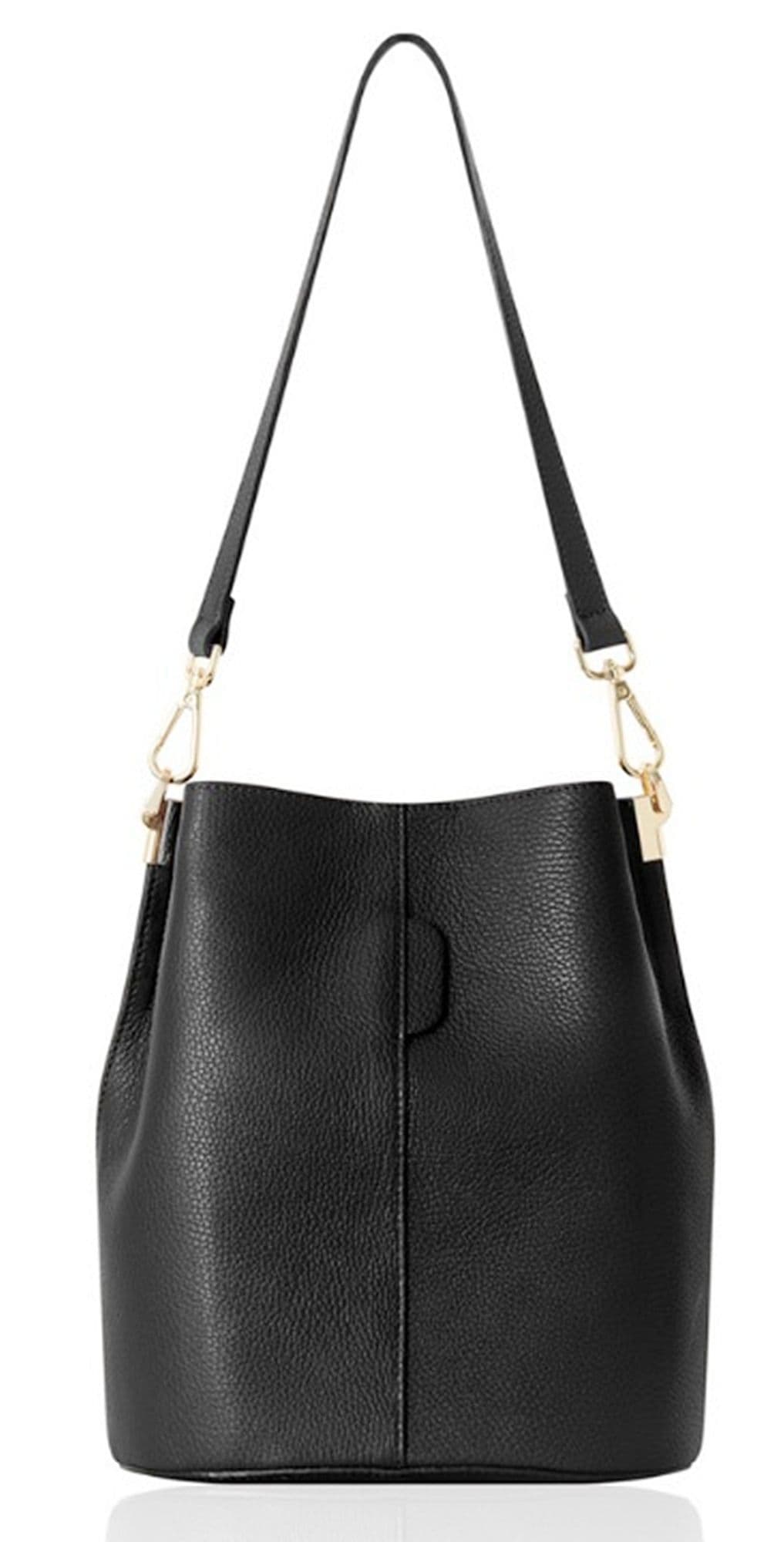 Bucket Style Leather Shoulder Bag Crossbody Bag Med-Lg  New Arrival