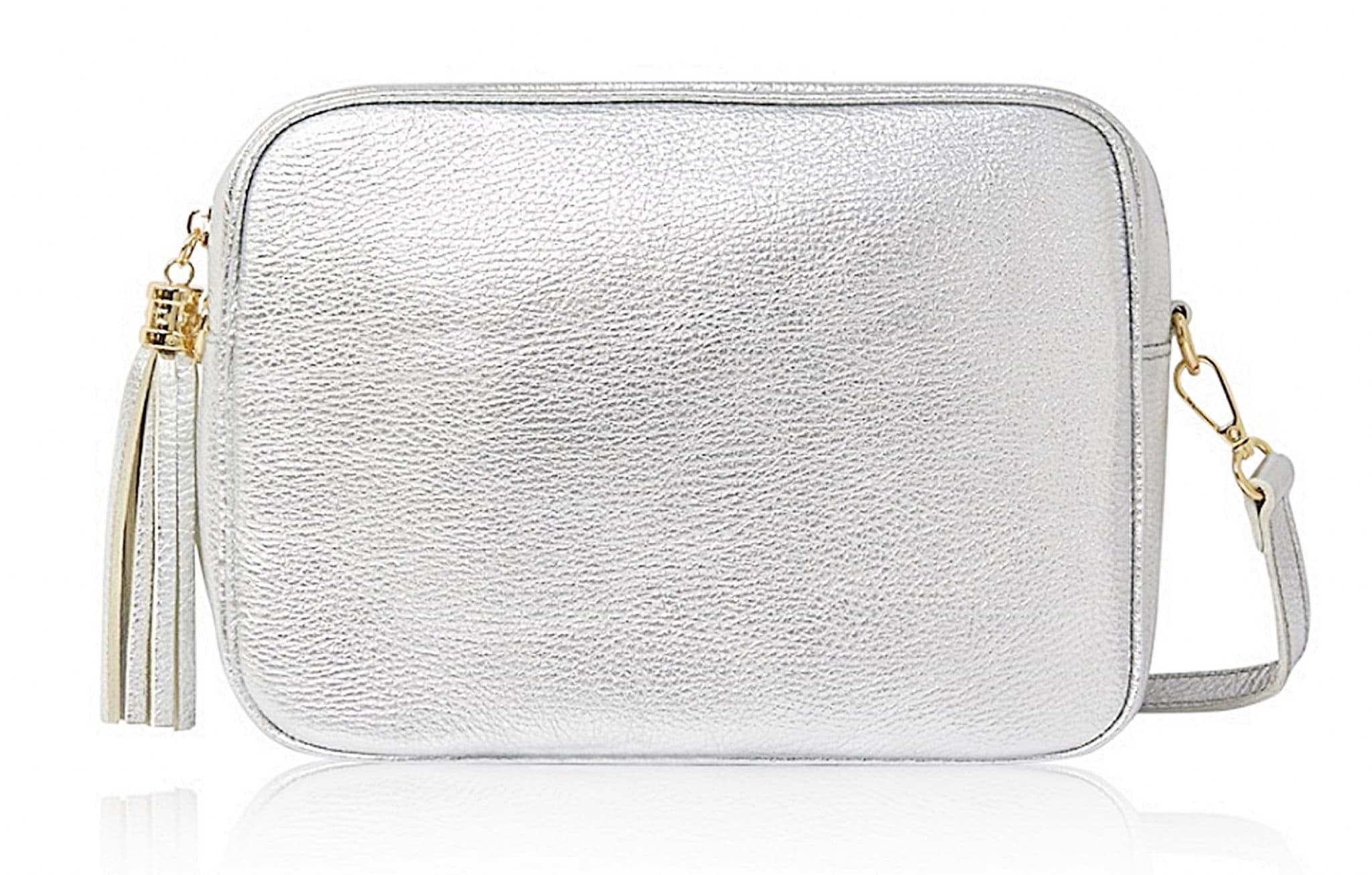 Camera Style Large Bag Italian Leather Tassel  Crossbody Shoulder Handbag (Brighter Colours)