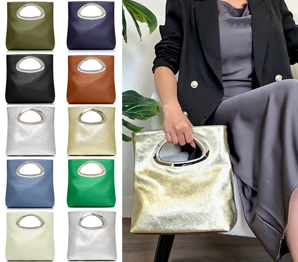 Clutch Party Special Occasion Bag in Italian Leather