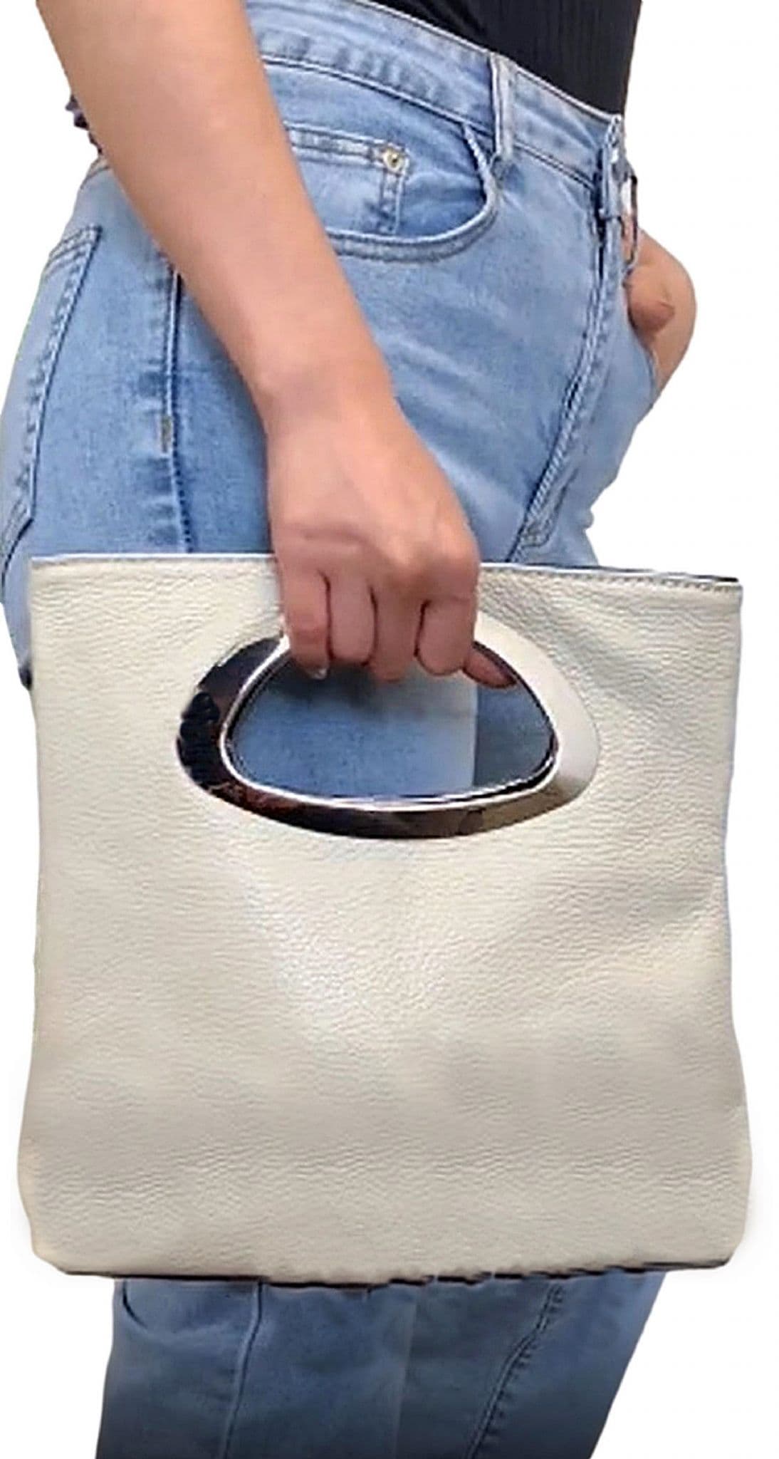 Clutch Party Special Occasion Bag in Italian Leather