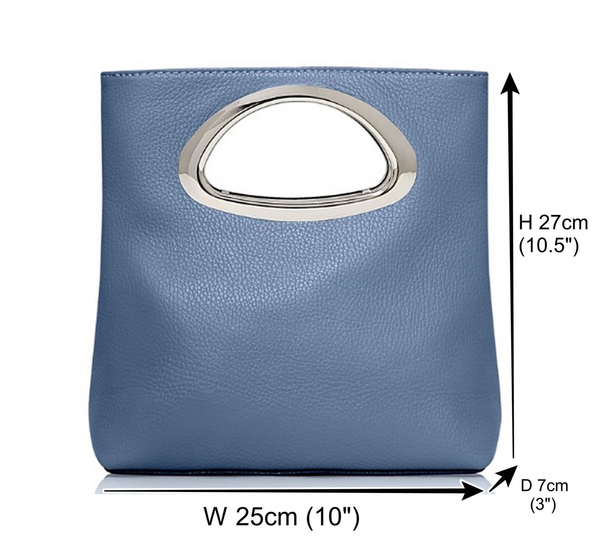 Clutch Party Special Occasion Bag in Italian Leather