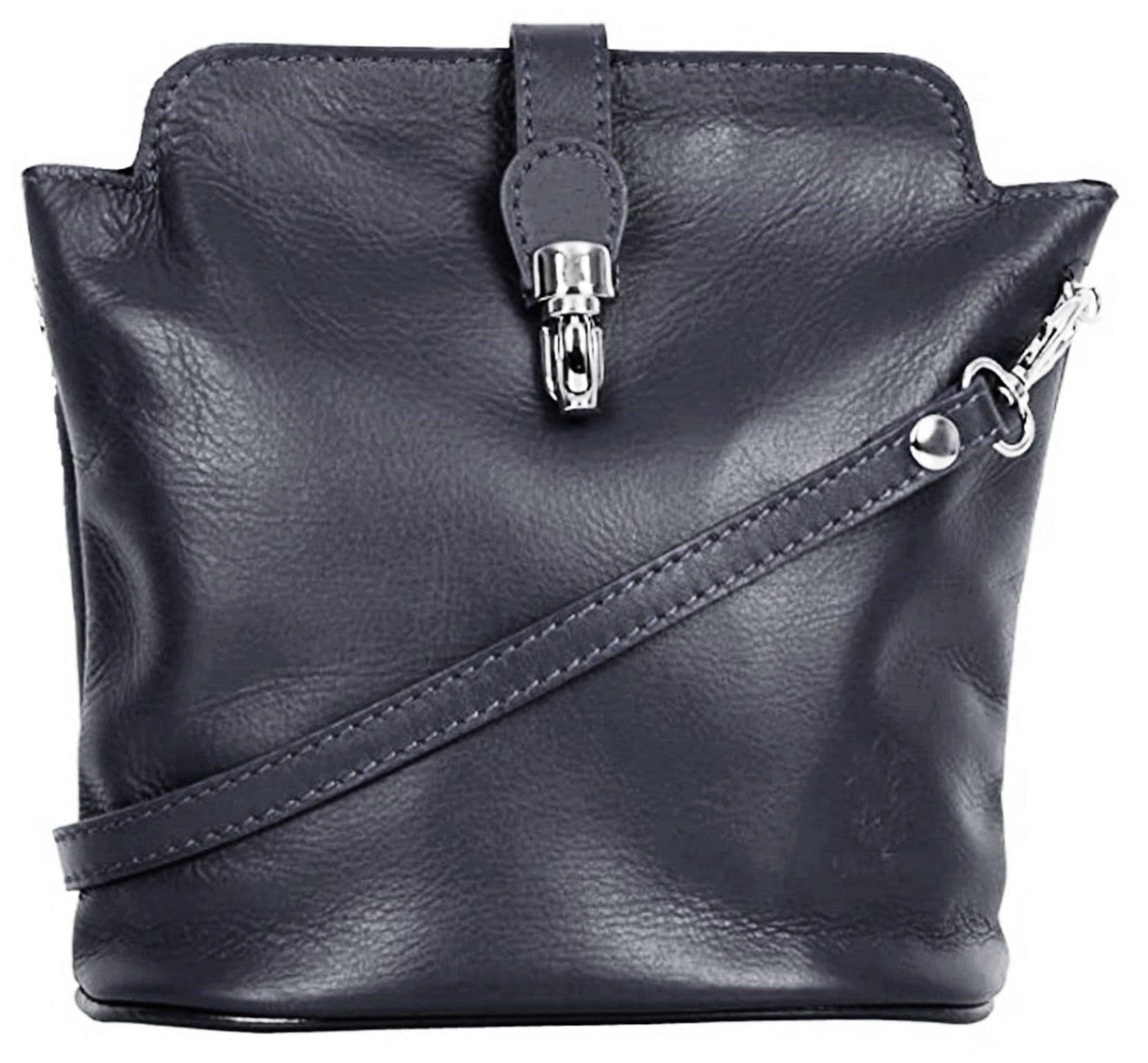 Crossbody Bag Vera Pelle Italian Soft Leather Small Crossbody or Shoulder Bag (Roomy)