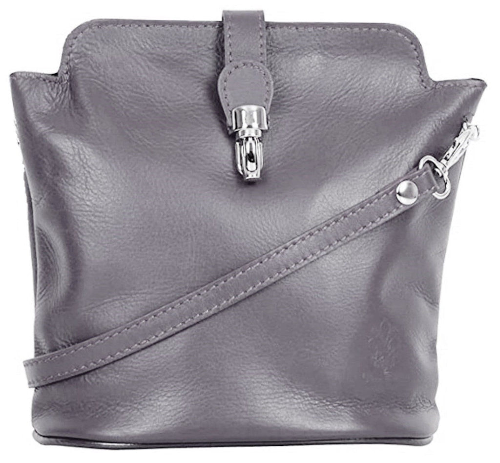 Crossbody Bag Vera Pelle Italian Soft Leather Small Crossbody or Shoulder Bag (Roomy)