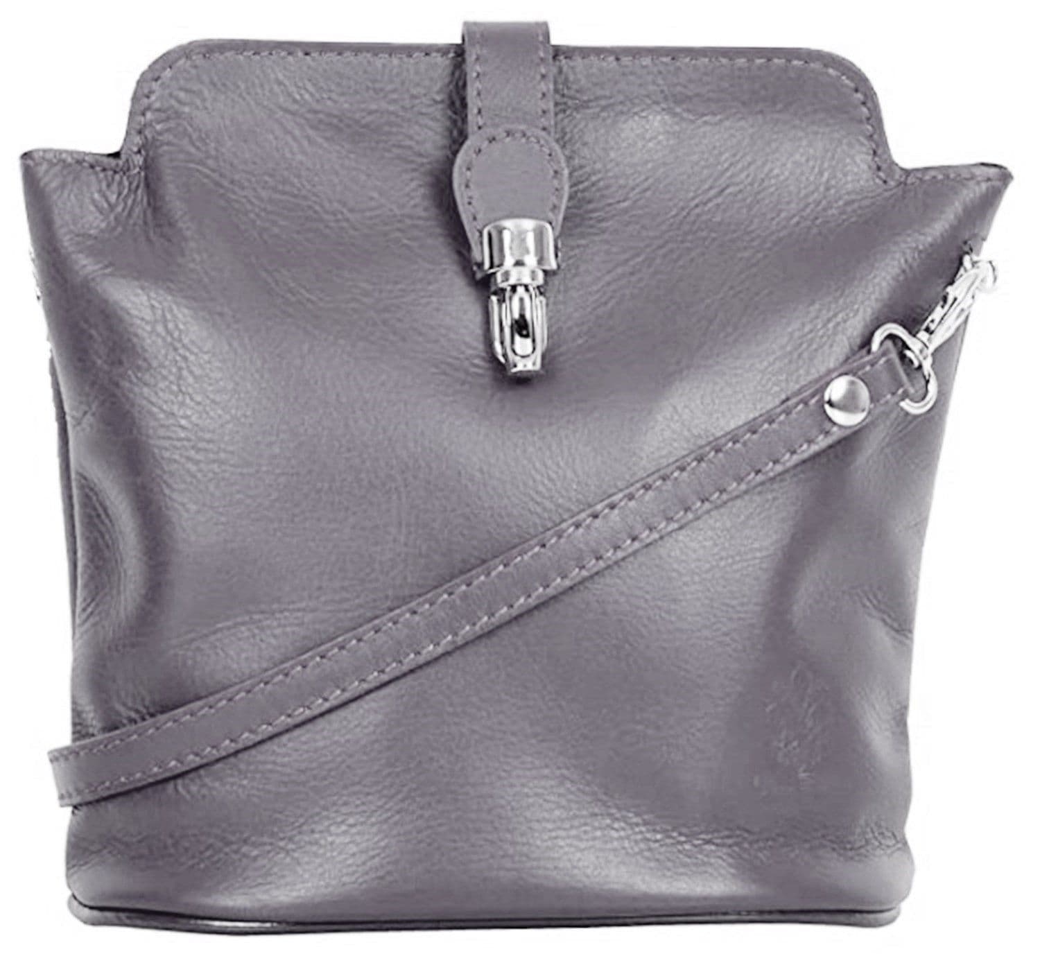 Crossbody Bag Vera Pelle Italian Soft Leather Small Crossbody or Shoulder Bag (Roomy)