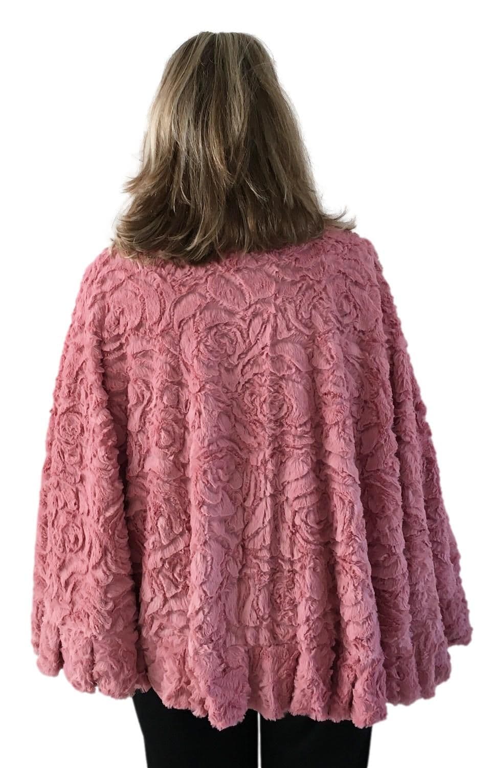 Dusky Pink Soft & Elegant Shawl Wrap Cape Cover Up  (One Size )