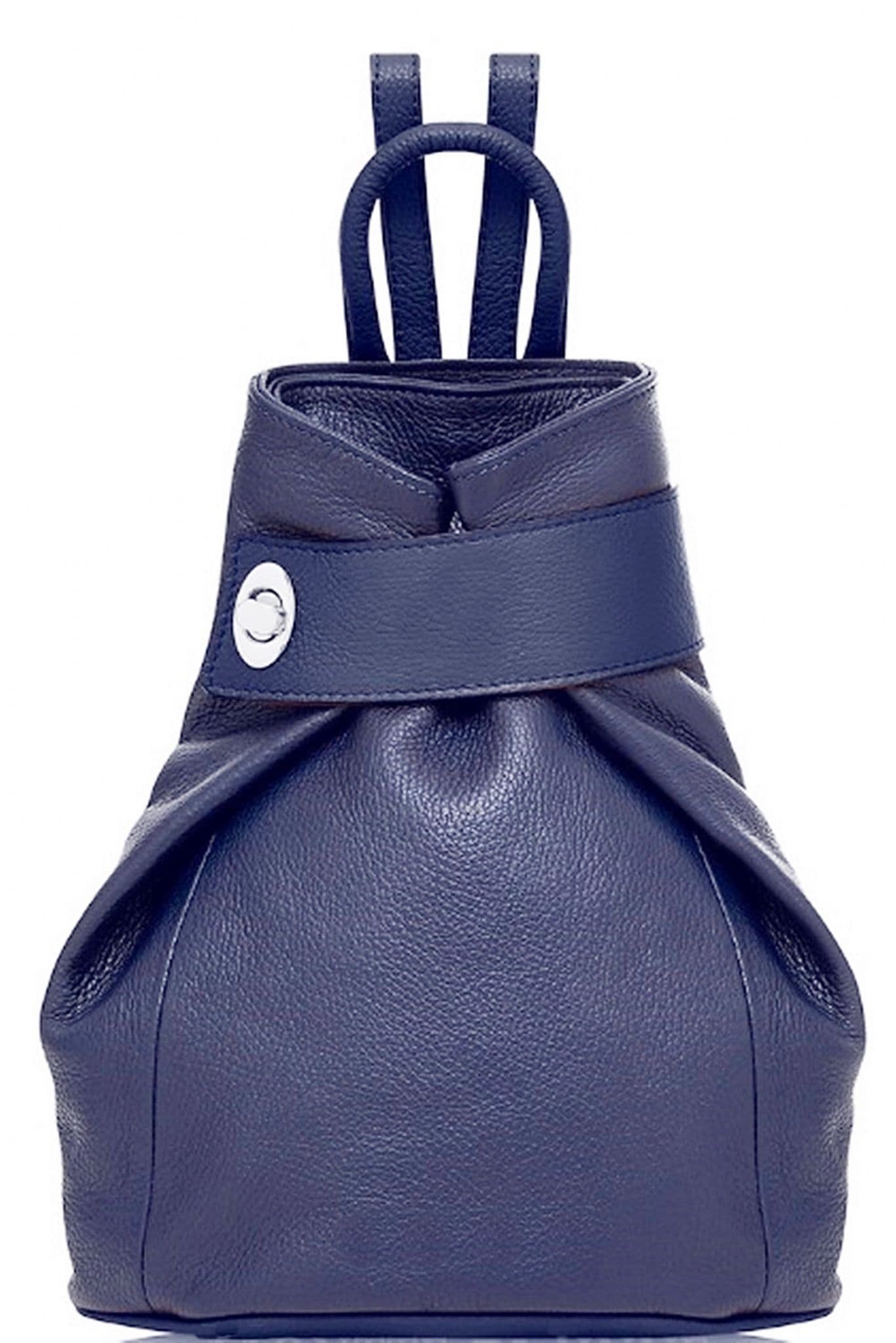 Handbag Bliss Genuine Italian Soft Leather Top Handle Rucksack Backpack Bag (All Colours)