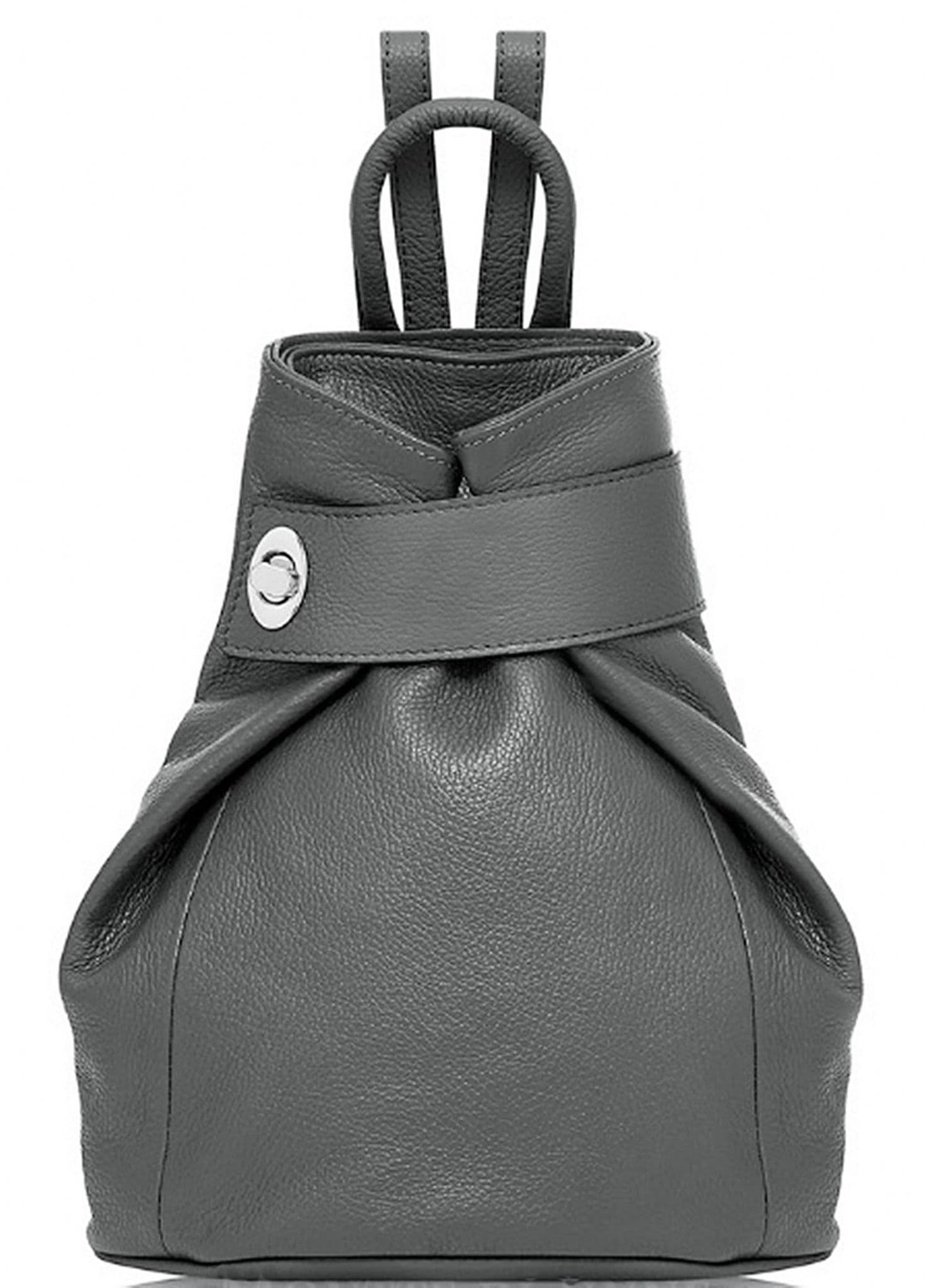 Handbag Bliss Genuine Italian Soft Leather Top Handle Rucksack Backpack Bag (All Colours)