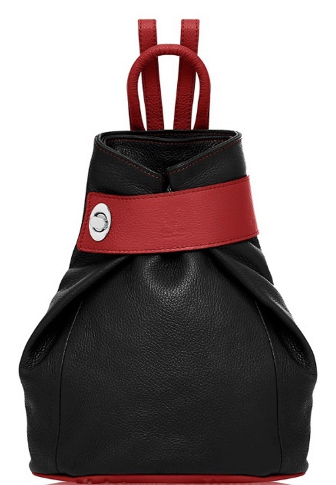 Handbag Bliss Genuine Italian Soft Leather Top Handle Rucksack Backpack Bag (All Colours)