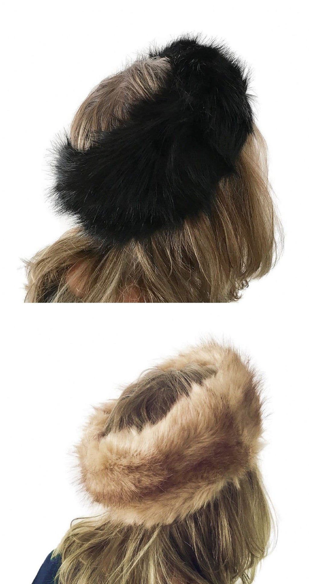 Luxury Faux Fur Headband Winter / Ski Ear Warmer Hat