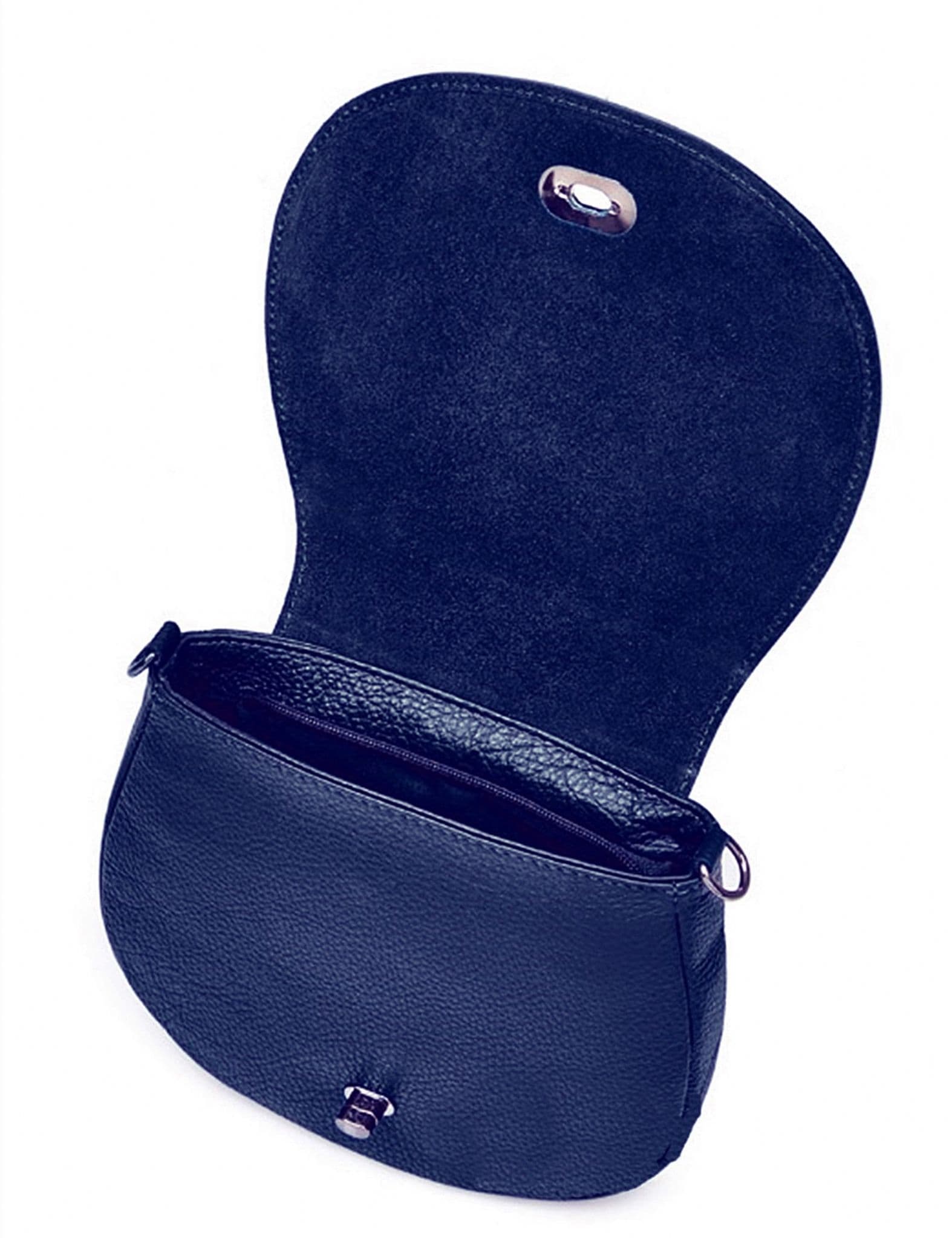 Saddle Bag Italian Leather Crossbody Shoulder Clutch Bag (Brighter Colours)