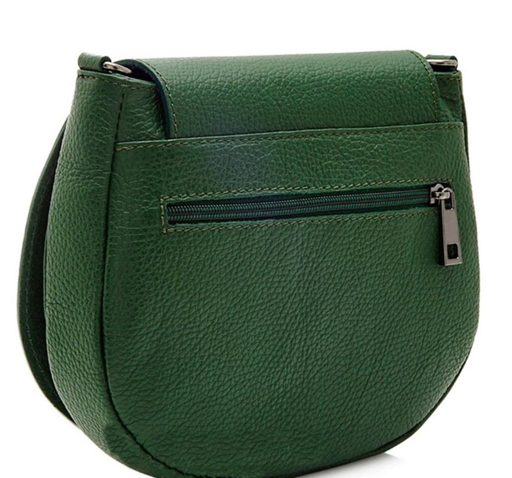 Saddle Bag Italian Leather Crossbody Shoulder Clutch Bag (Brighter Colours)