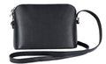 Italian Leather Crossbody Bag Structured / Shoulder Bag Adjustable Strap (Darker Colours)