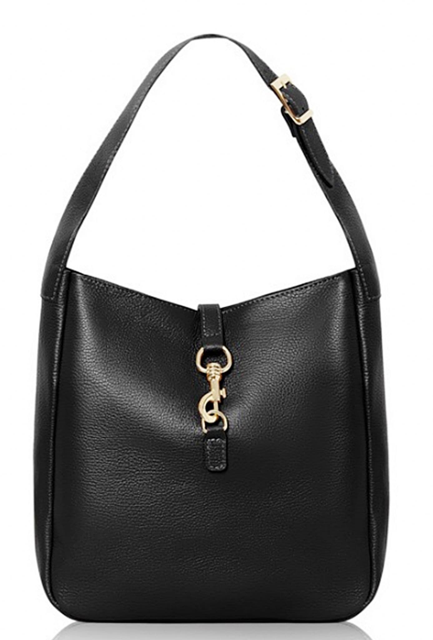 Italian Leather Shoulder Bag Grab Bag Med-Lg
