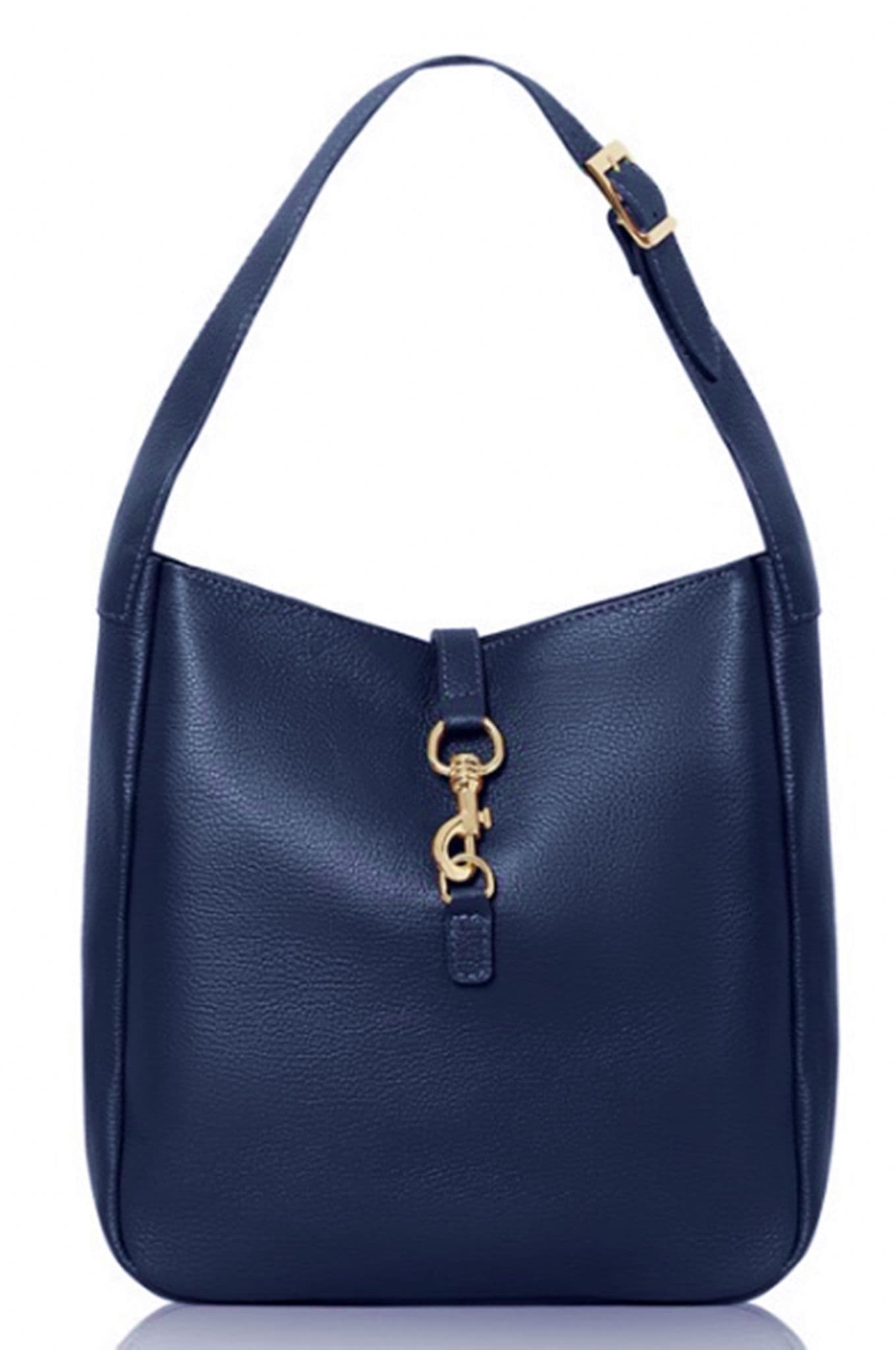 Italian Leather Shoulder Bag Grab Bag Med-Lg