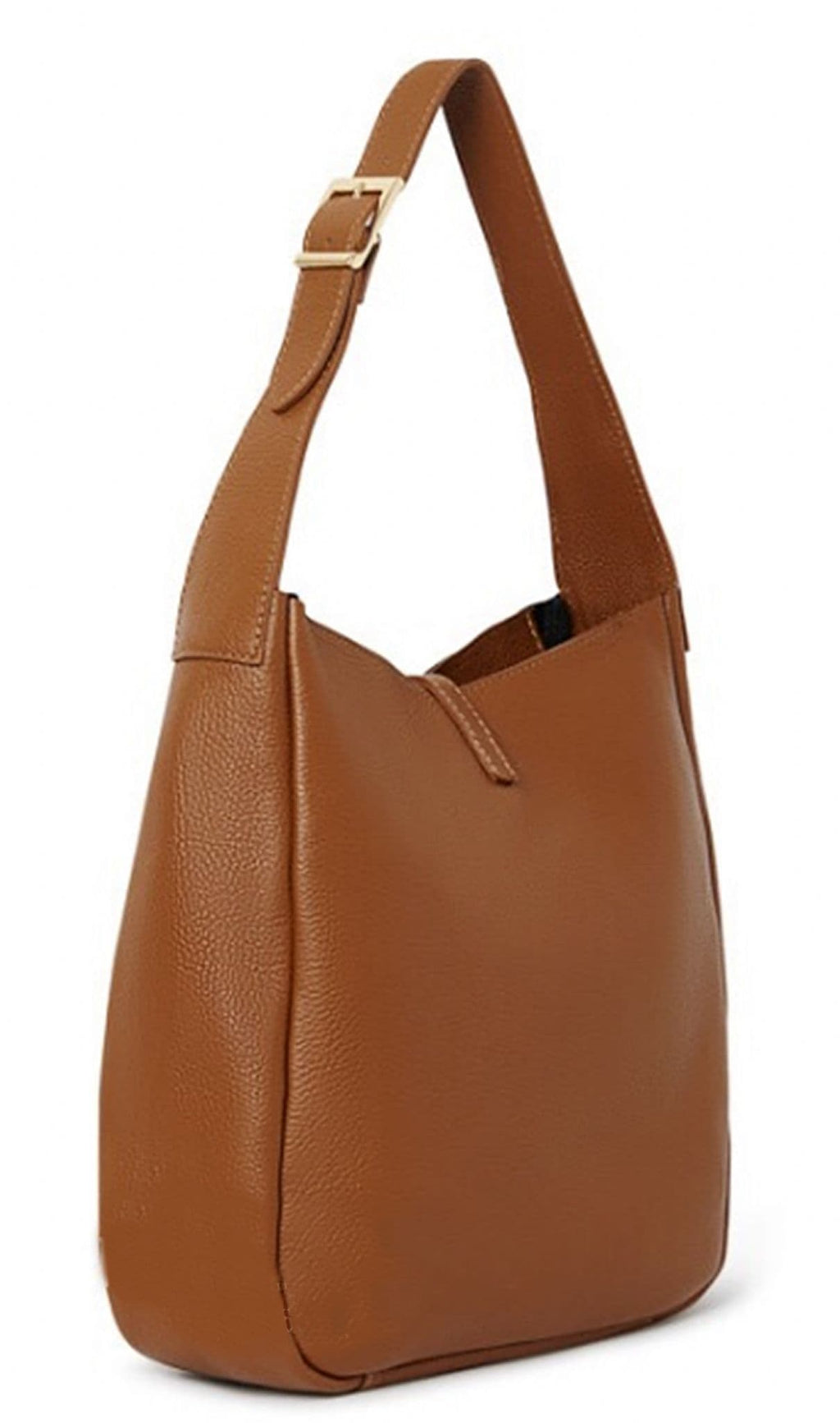 Italian Leather Shoulder Bag Grab Bag Med-Lg