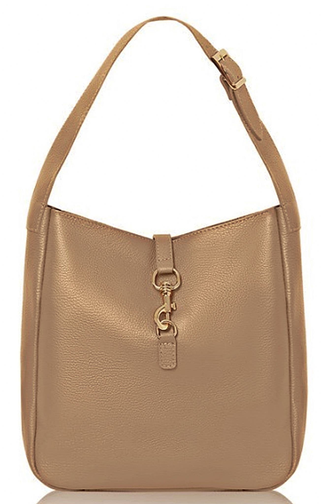 Italian Leather Shoulder Bag Grab Bag Med-Lg