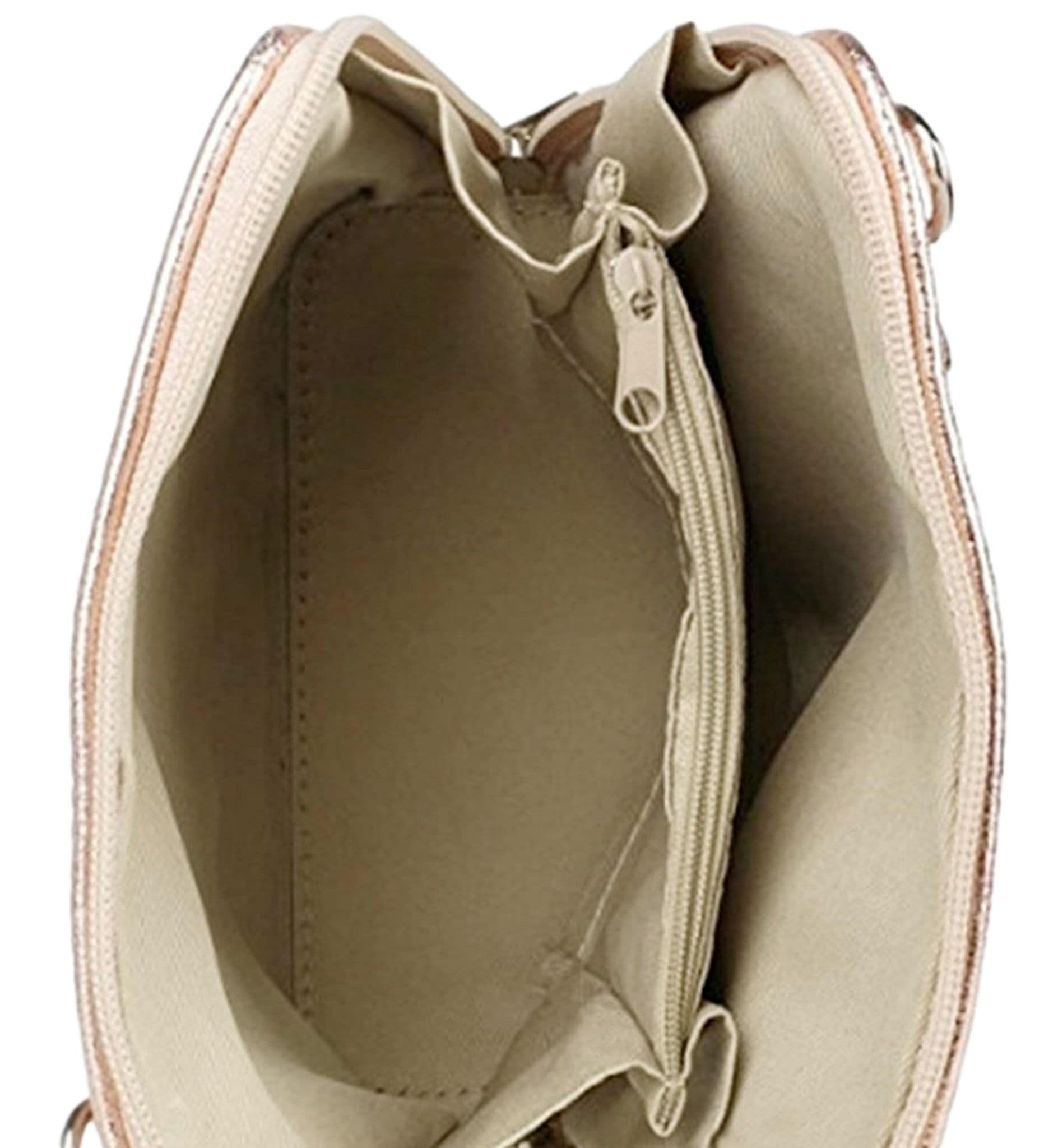 Italian Leather Small Cute Metallic Colours Crossbody Shoulder Handbag