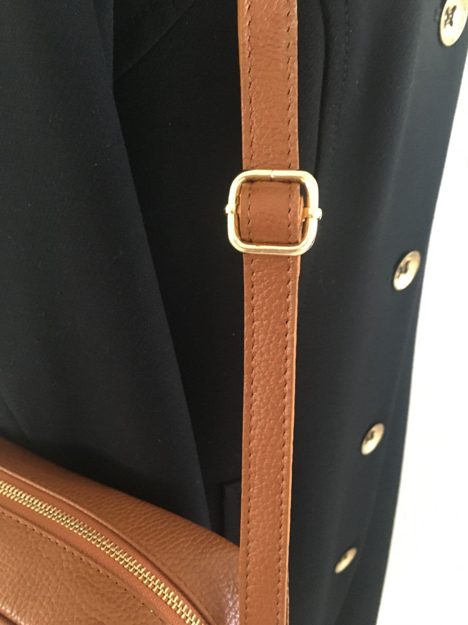 Large Crossbody Bag Italian Leather Tassel Shoulder Handbag Camera Style (Darker Colours)