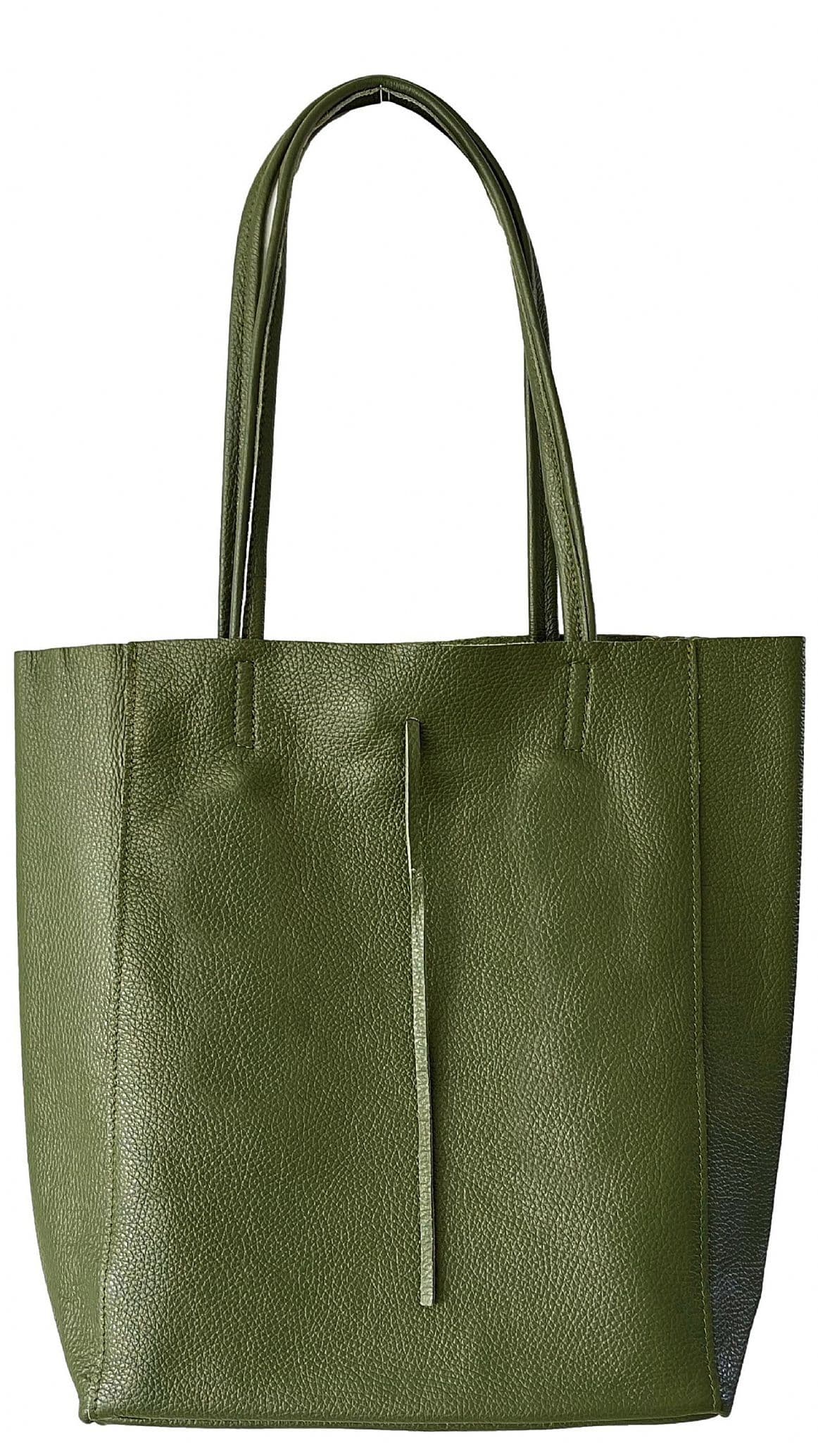 Large Shopper Shoulder Style Tote Handbag Italian Leather (Darker Colours)