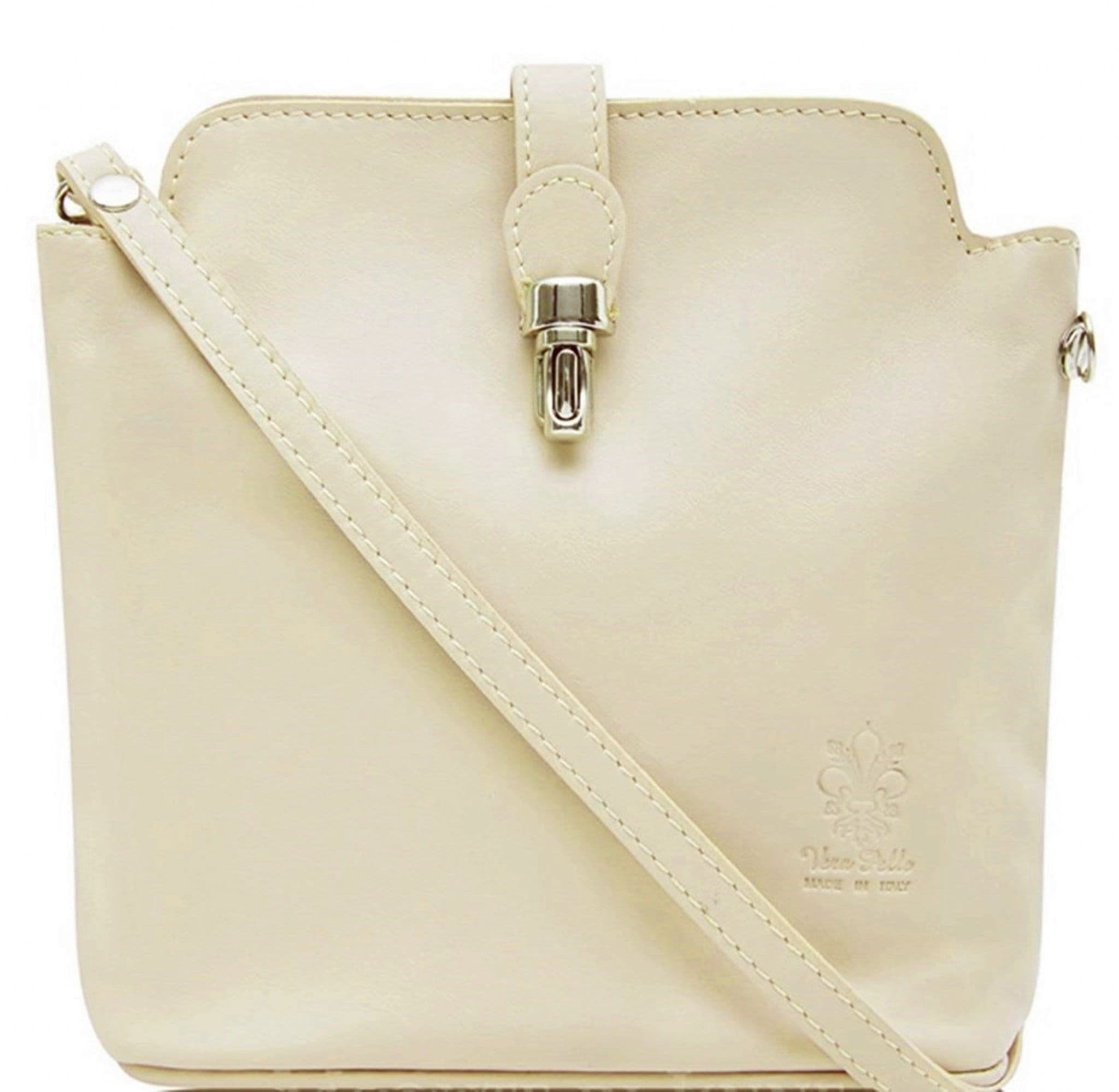 Leather Crossbody Bag Super Soft Italian Leather Small Shoulder Bag (Spacious)