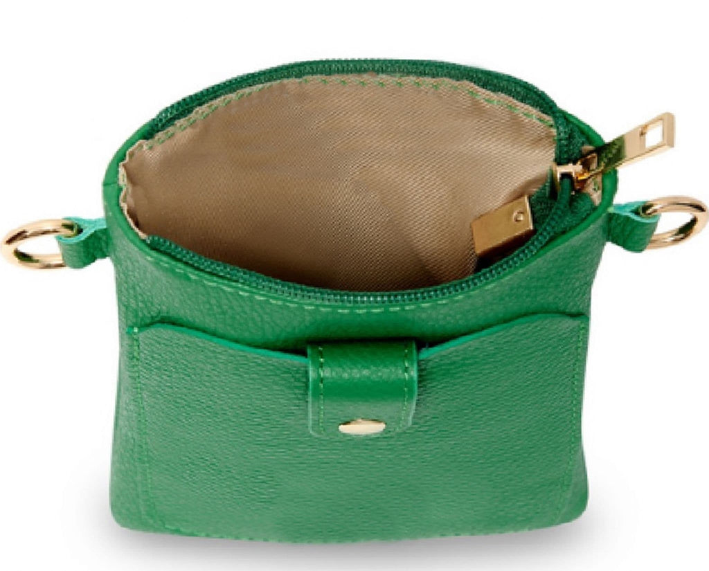 Leather Phone Bag, Pouch Crossbody Shoulder Bag, Clutch Bag, Travel Bag, Italian Leather