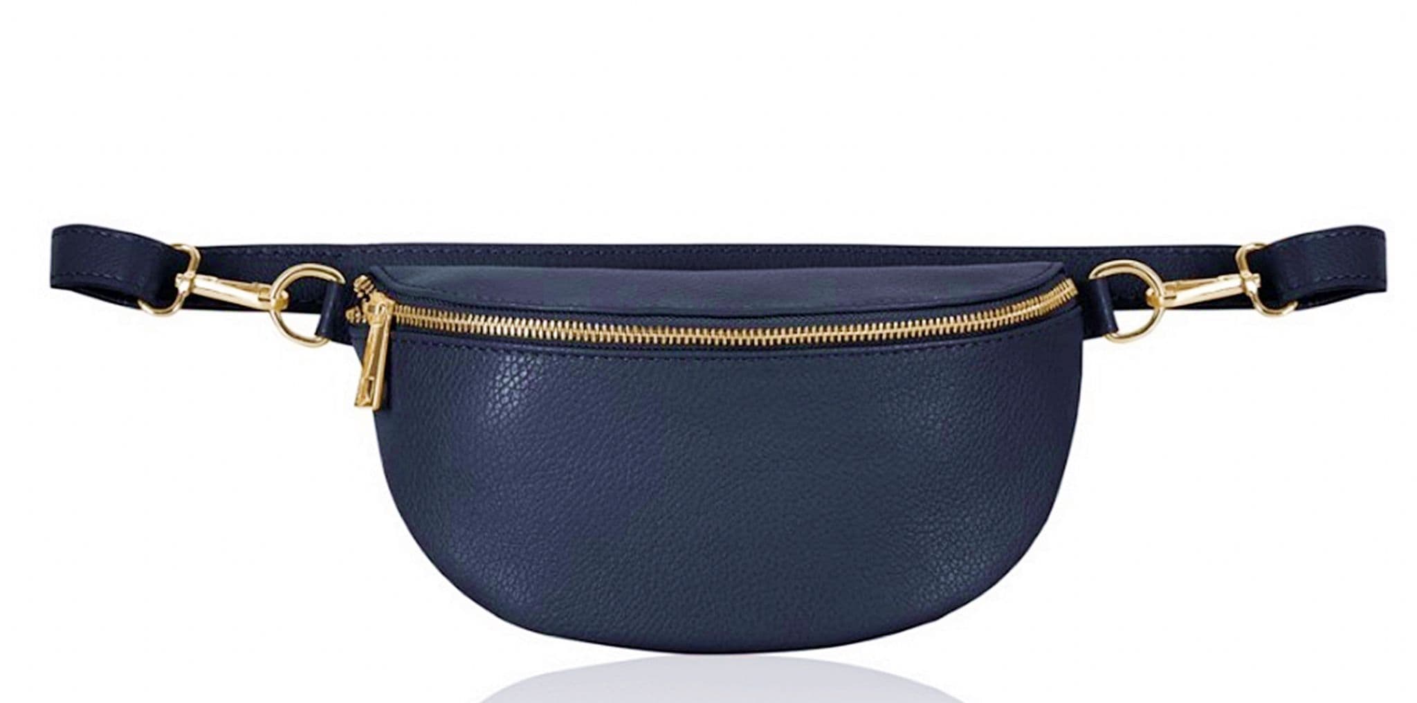 Leather Sling Bag Multi Use Bag  Crossbody Bag Clutch Bag Bum Waist Bag  (Smaller Size)