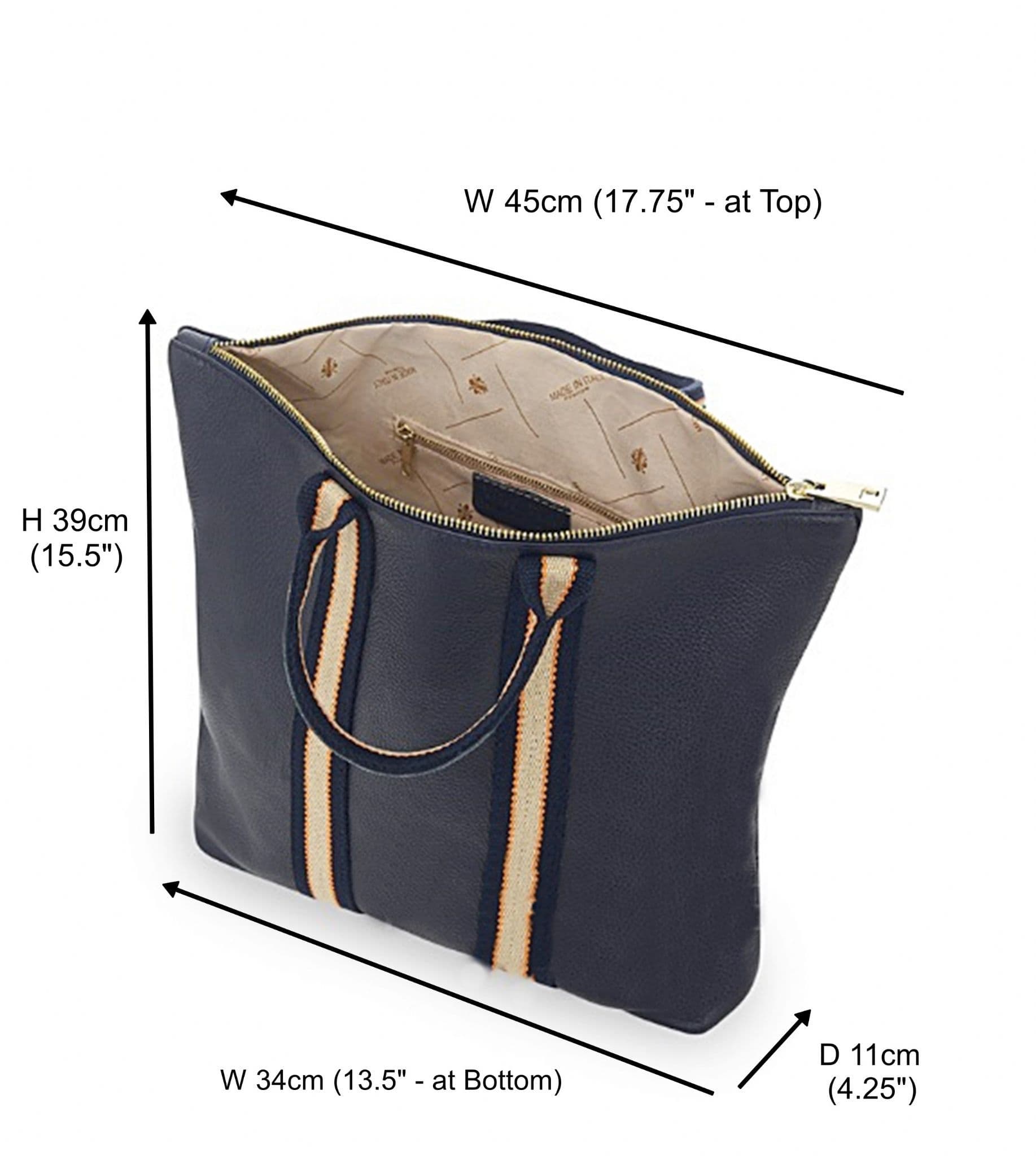 Luxury Backpack Rucksack Overnight Travel Bag 3 in 1 Lg - Ex Lg Italian Soft Pebbled Thick Leather