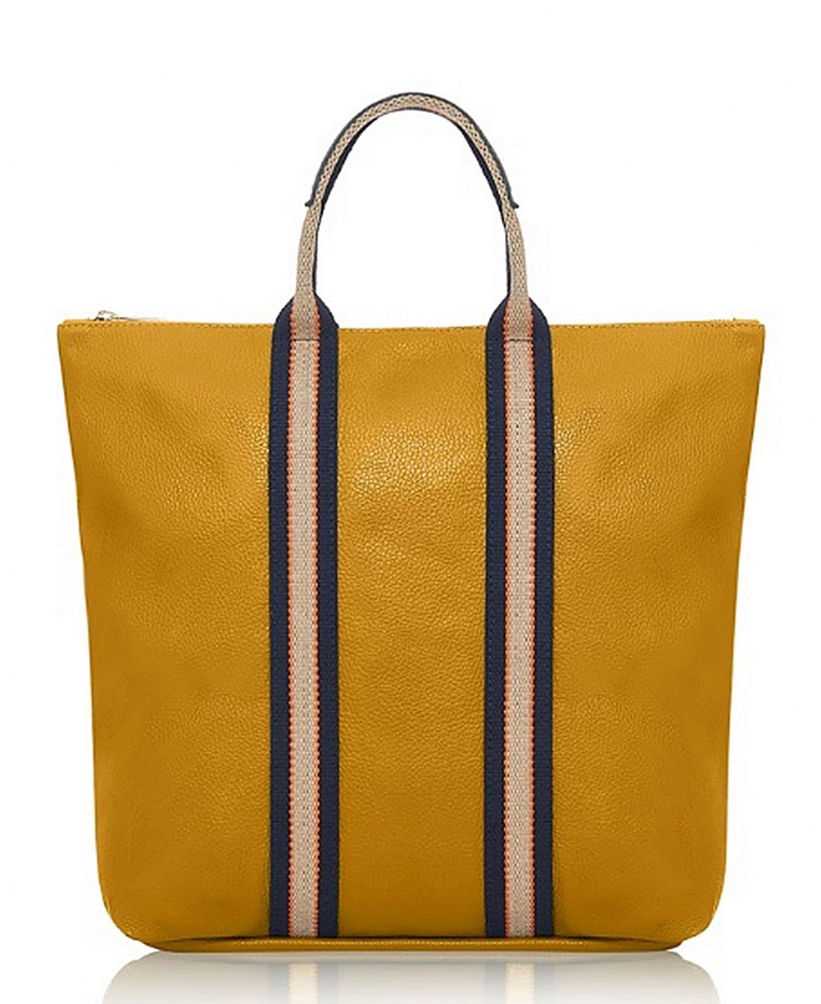 Luxury Backpack Rucksack Overnight Travel Bag 3 in 1 Lg - Ex Lg Italian Soft Pebbled Thick Leather