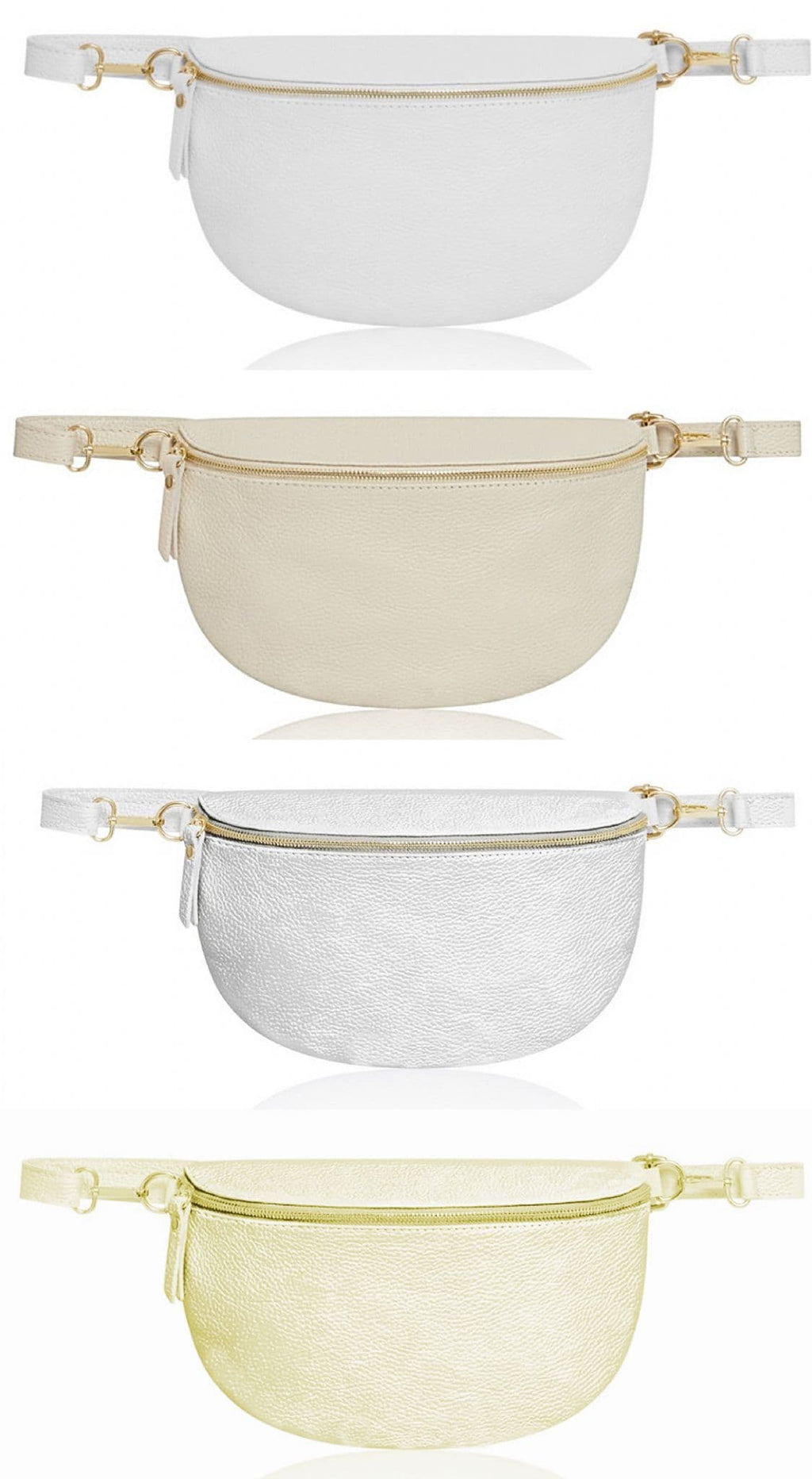 Oversized Leather Sling Bag Bum Bag Crossbody Clutch Bag Multi Use (Lighter Large Size)