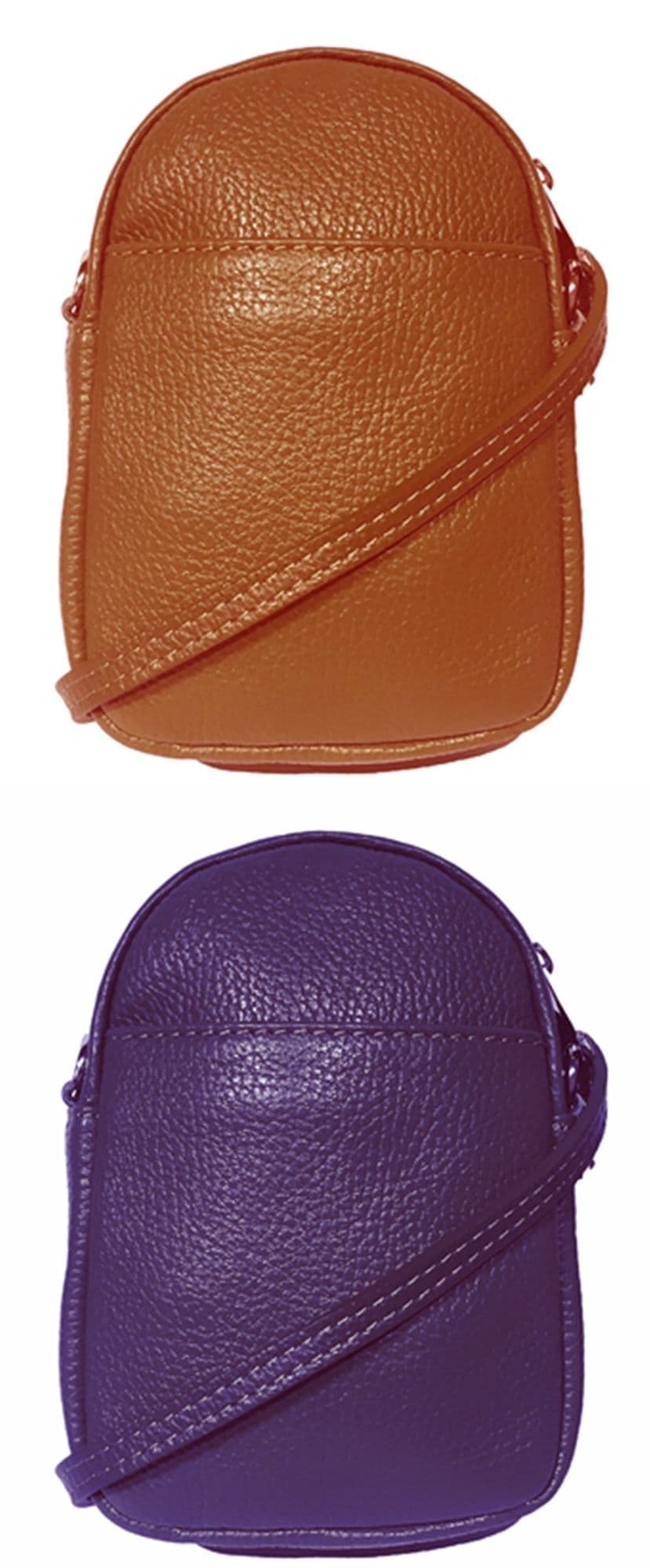 Phone Bag Pouch Crossbody Shoulder Bag Clutch Italian Leather