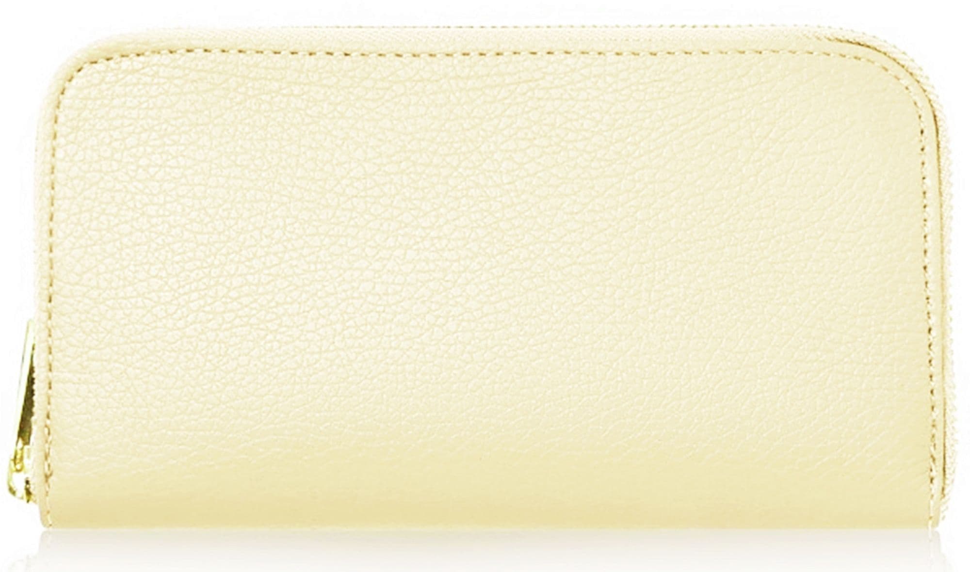 Purse Wallet Italian Leather Purse with Gold Tone Trims