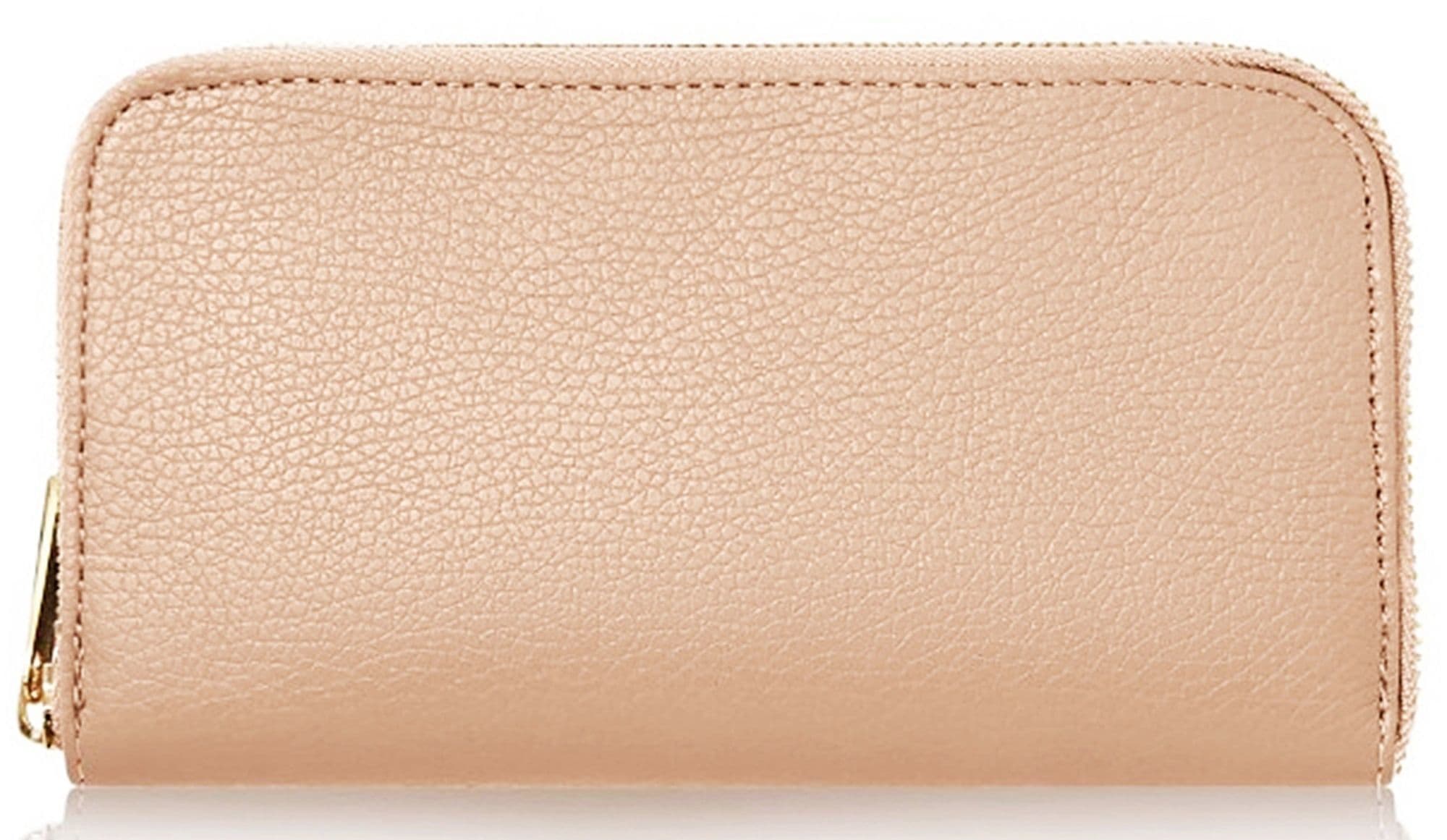 Purse Wallet Italian Leather Purse with Gold Tone Trims