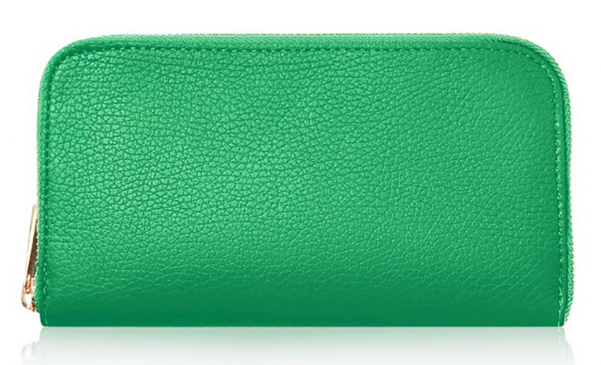 Purse Wallet Italian Leather Purse with Gold Tone Trims