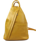 Rucksack Backpack Shoulder Bag Vera Pelle Super Soft Italian Leather Convertible