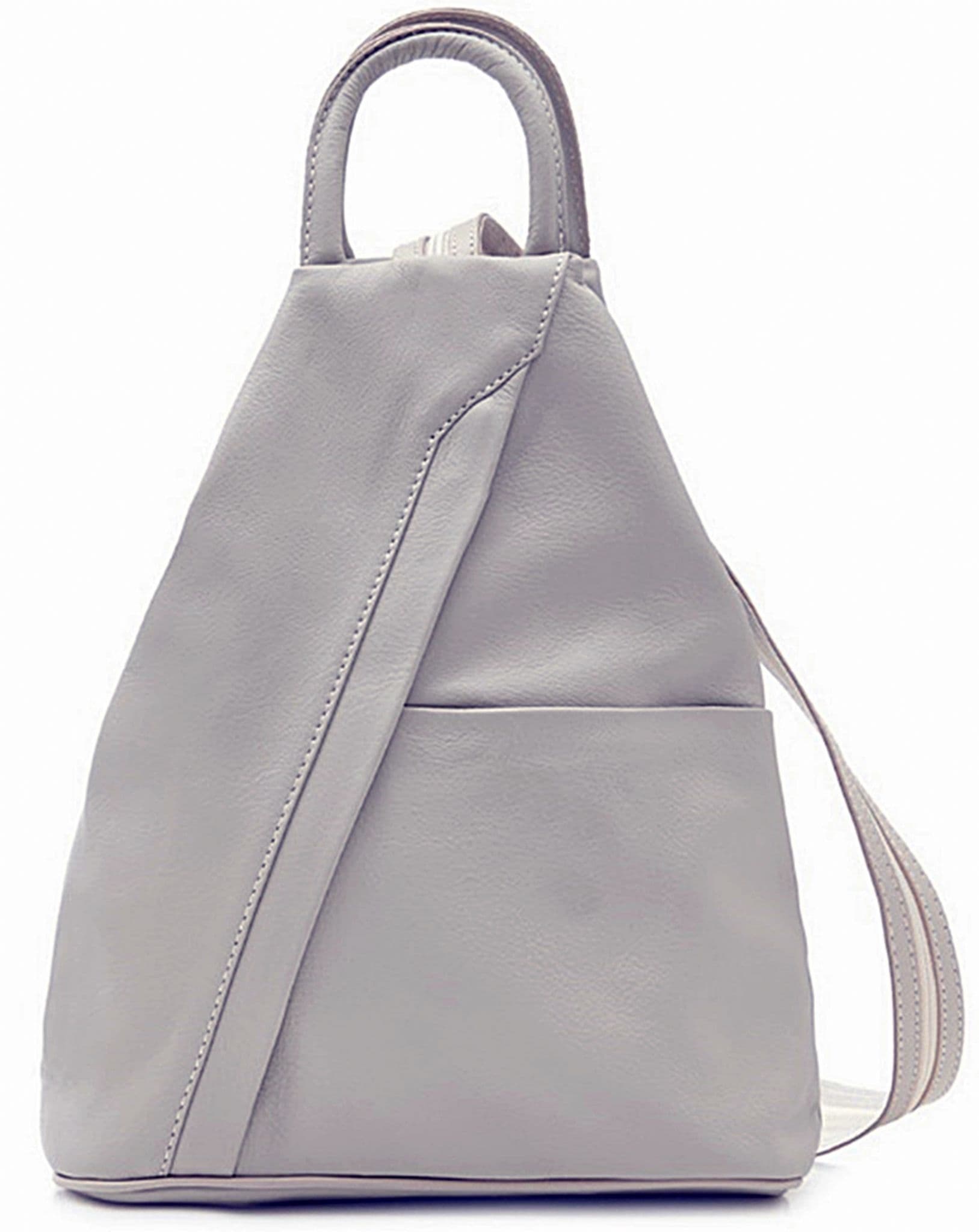 Rucksack Backpack Shoulder Bag Vera Pelle Super Soft Italian Leather Convertible
