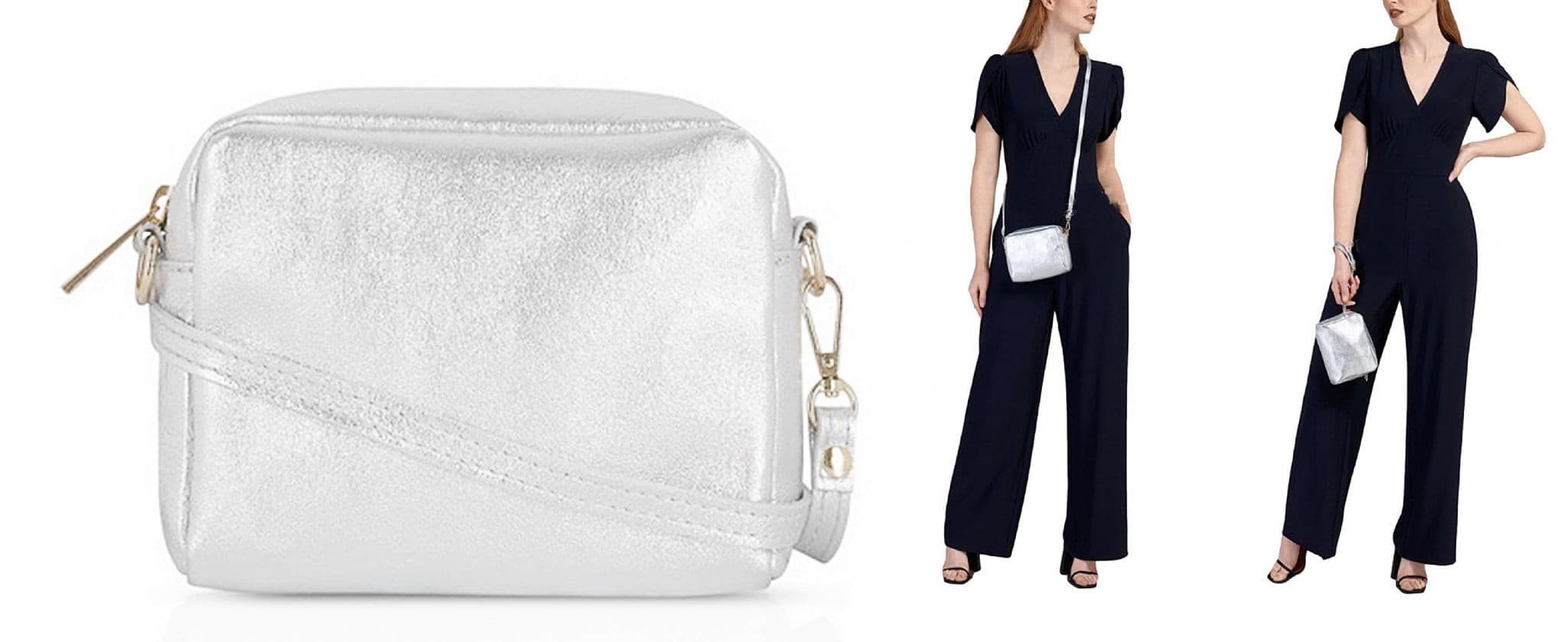 Small Camera Style Bag Soft Italian Leather Crossbody/Shoulder Bag Adjustable Strap & Wrist Strap