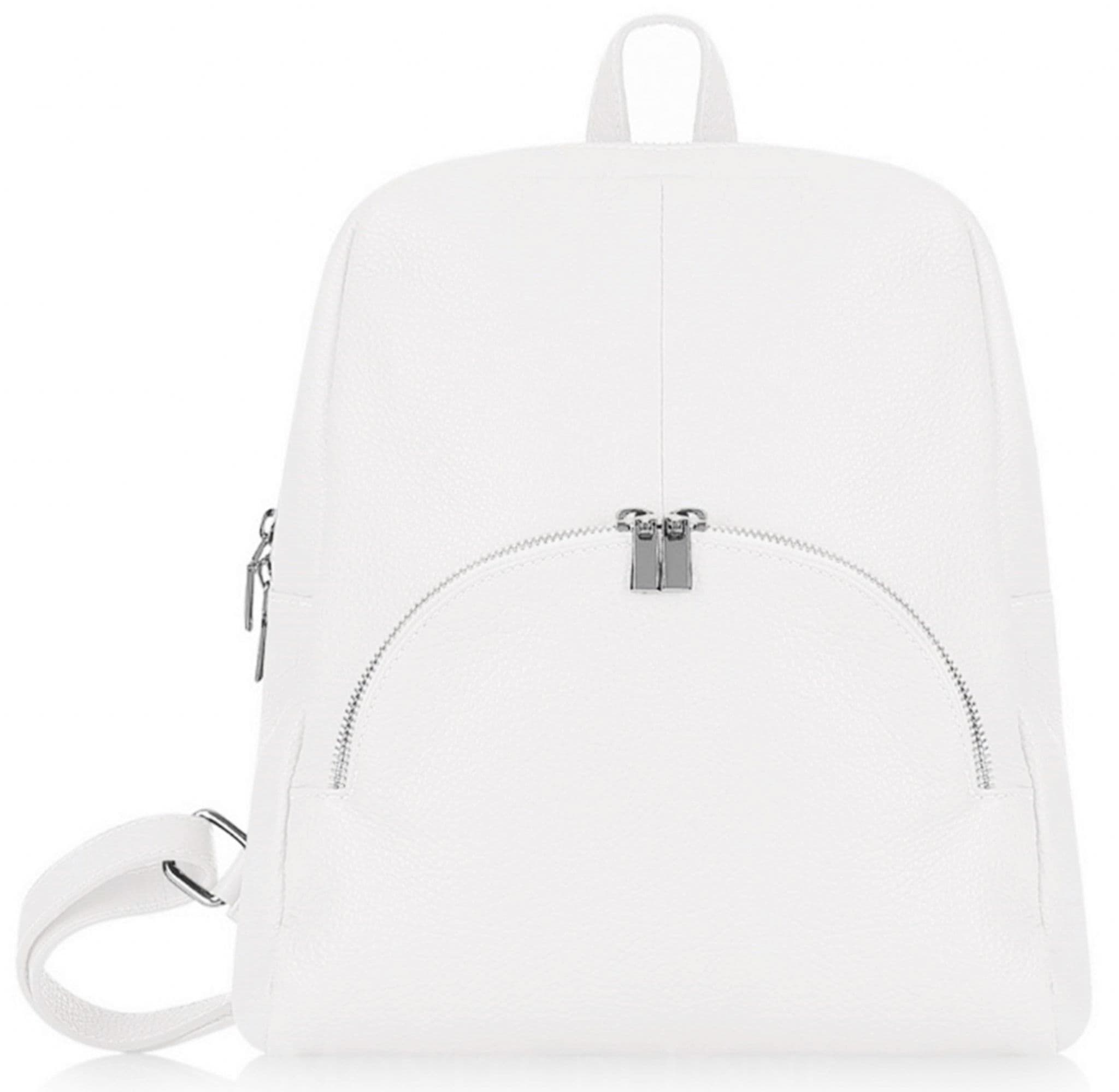 Soft Grained Italian Leather Rucksack Backpack Handmade Many Pockets & Compartments (Bright Colours)