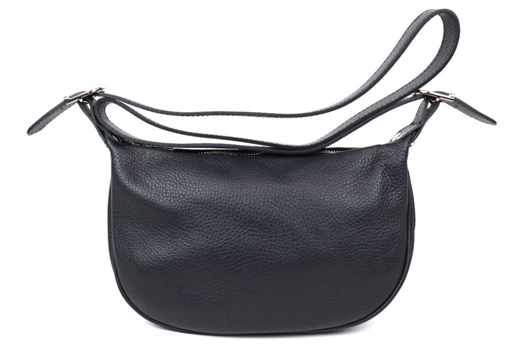 Soft Italian Leather Slouch Bag Crossbody Sling Bag Shoulder Slouch Bag (Darker Colours)