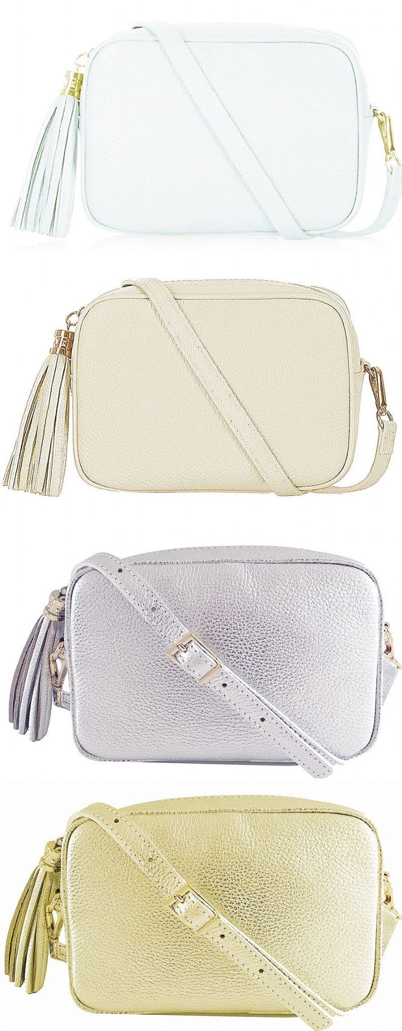 Trendy Handmade Camera Bag Crossbody Shoulder Italian Leather Handbag (Brighter Colours)