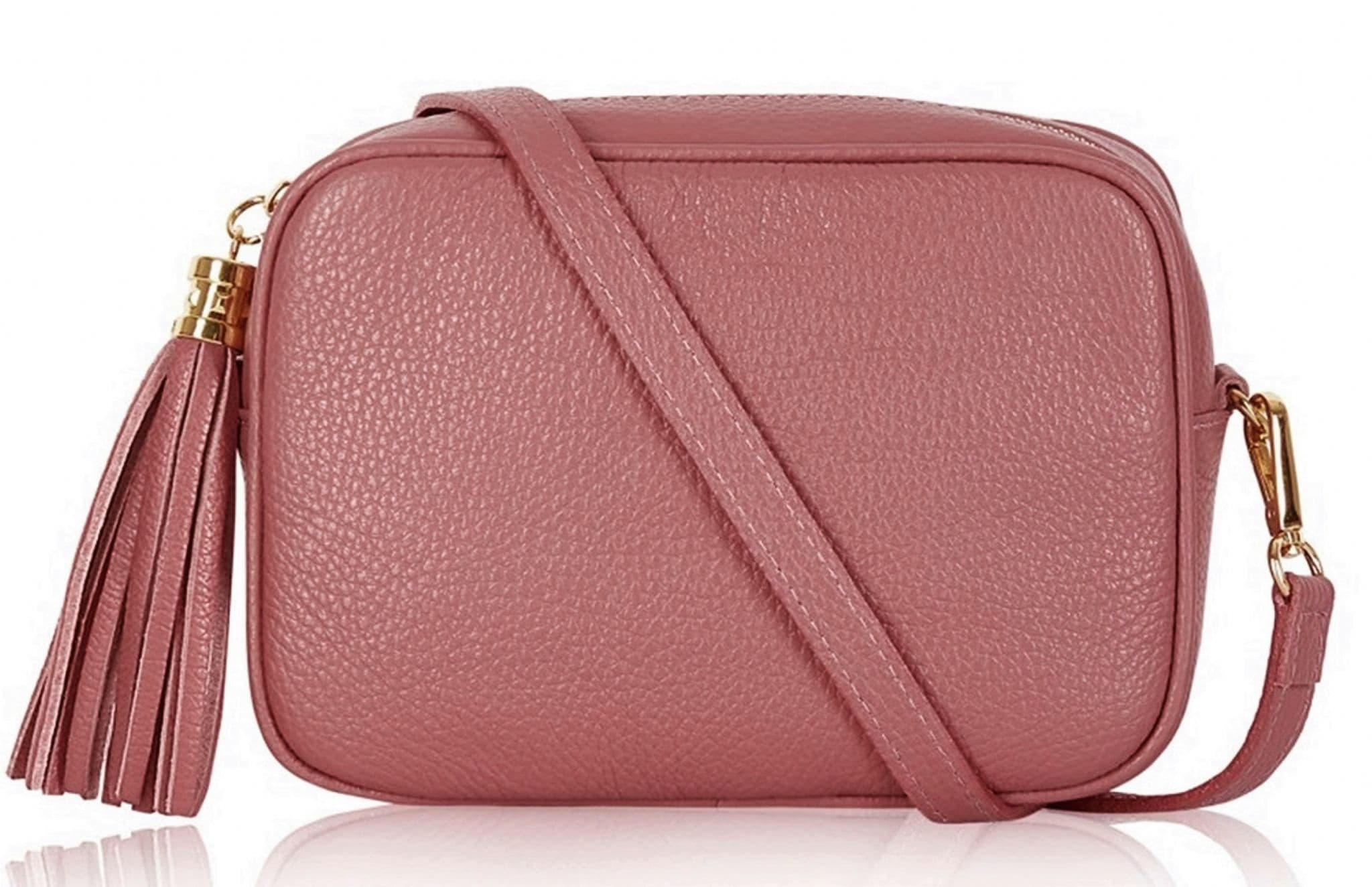 Trendy Handmade Camera Bag Crossbody Shoulder Italian Leather Handbag (Brighter Colours)