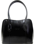 Vera Pelle Grab Bag Shoulder Bag Italian Leather Smooth Finish Stunning Handbag