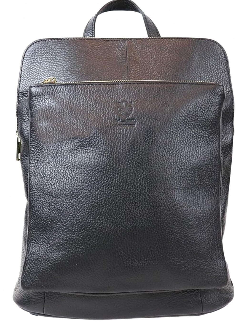 Vera Pelle Rucksack Italian Soft Leather Laptop Bag Shoulder Crossbody Top Handle Bag